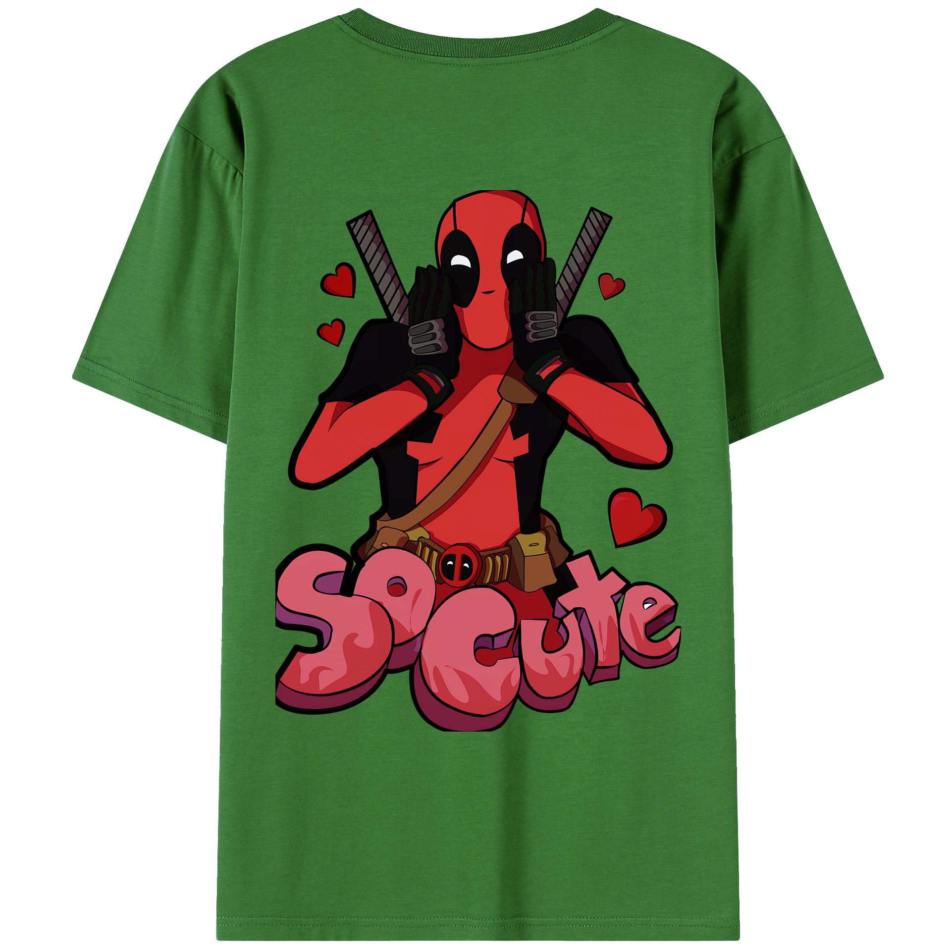 （画像用） Deadpool デッドプール レディース半袖Tシャツ(バックプリント)